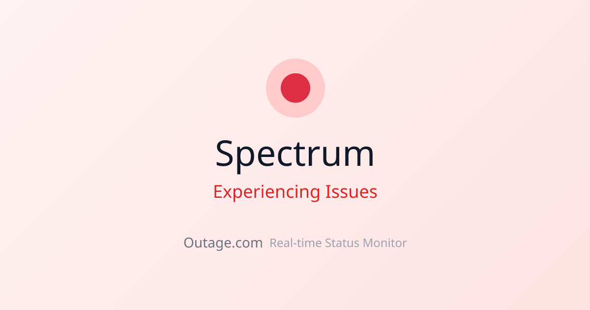Is Spectrum Down? Real-Time Status & Outage Map