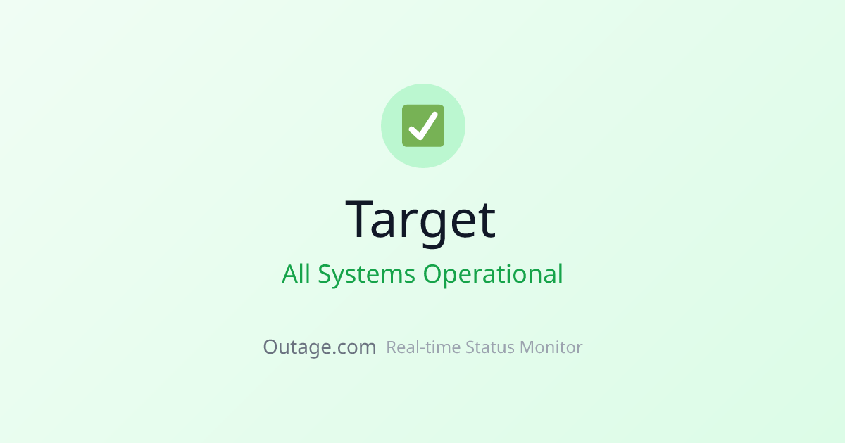 Is Target Down? Real-Time Status & Outage Map